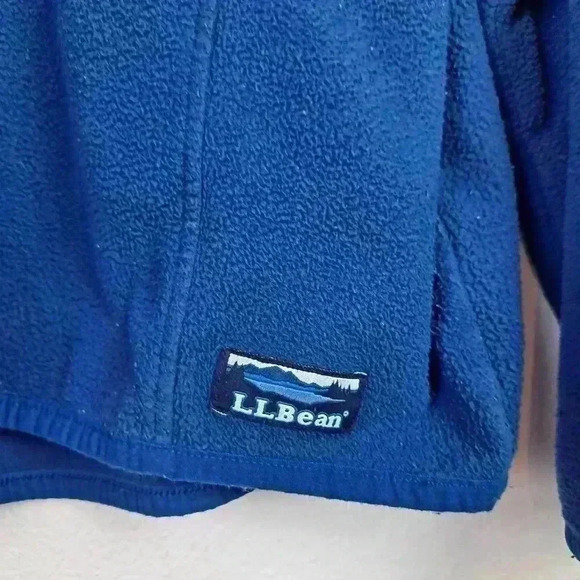 LL Bean Fleece Pullover Size XL pet - Picture 5 of 10